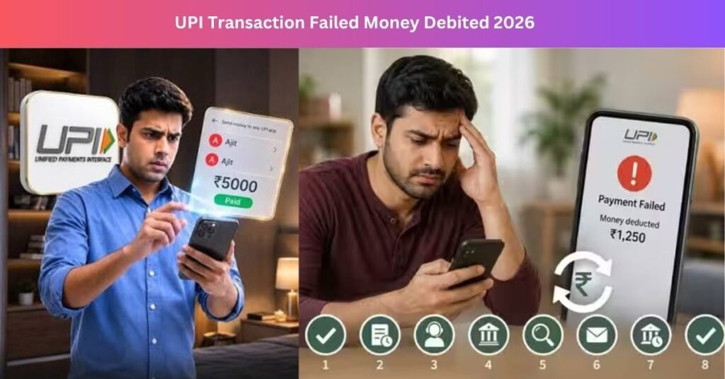UPI Transaction Failed Money Debited 2026